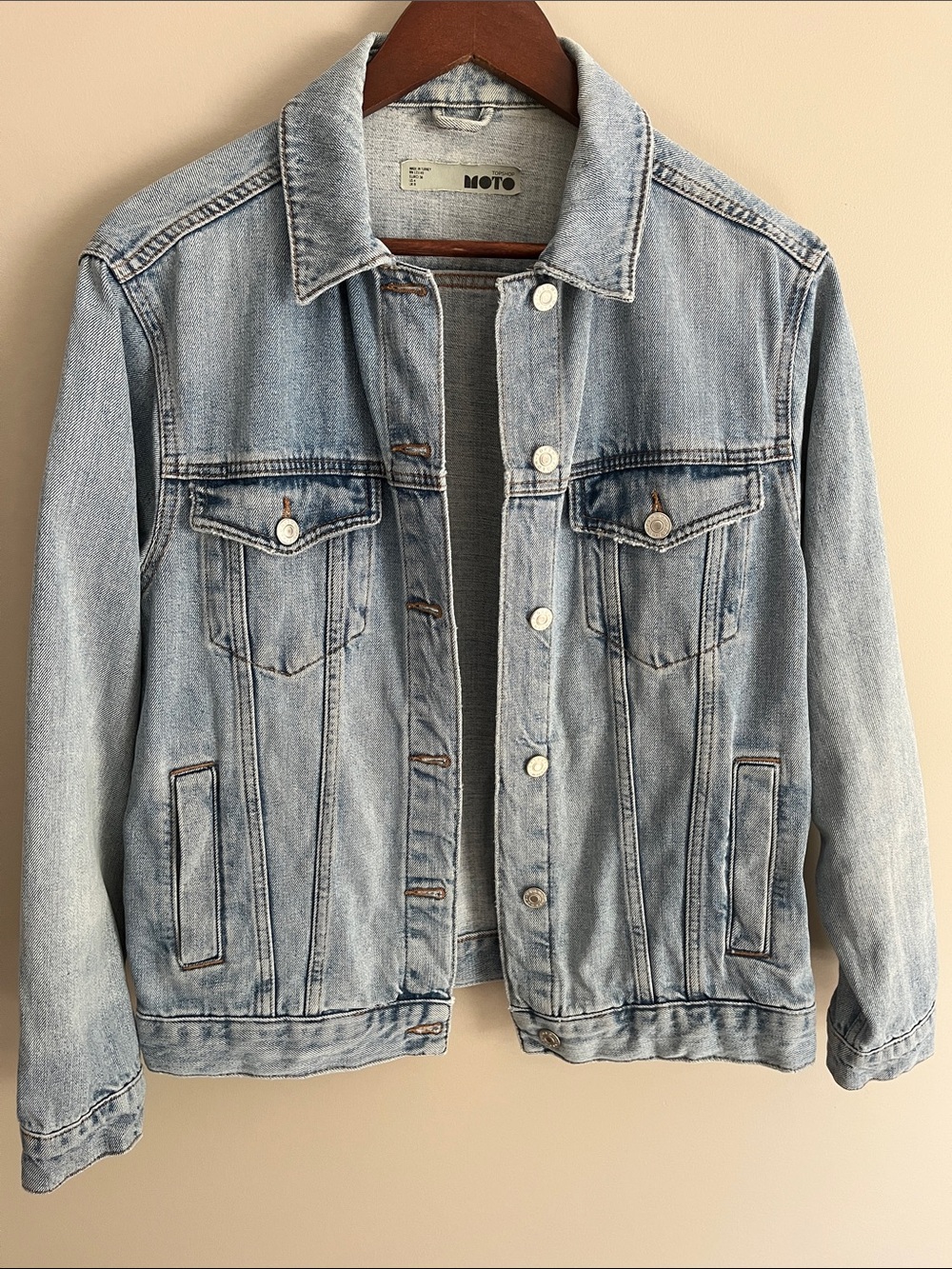 Topshop Moto Denim Jacket